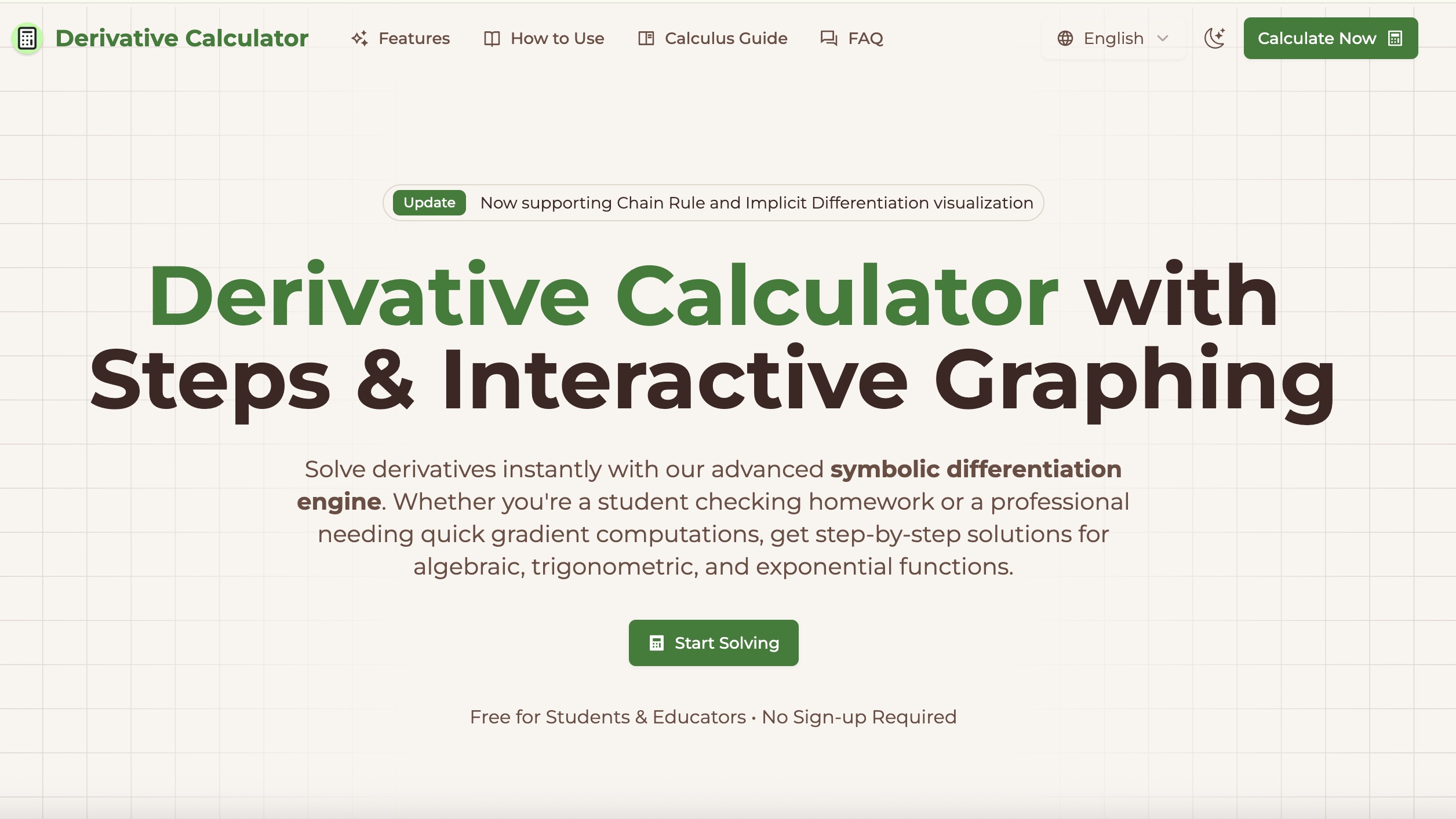 Derivative Calculator 截图